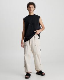 RELAXED TANK TOP, Ck Black, hi-res