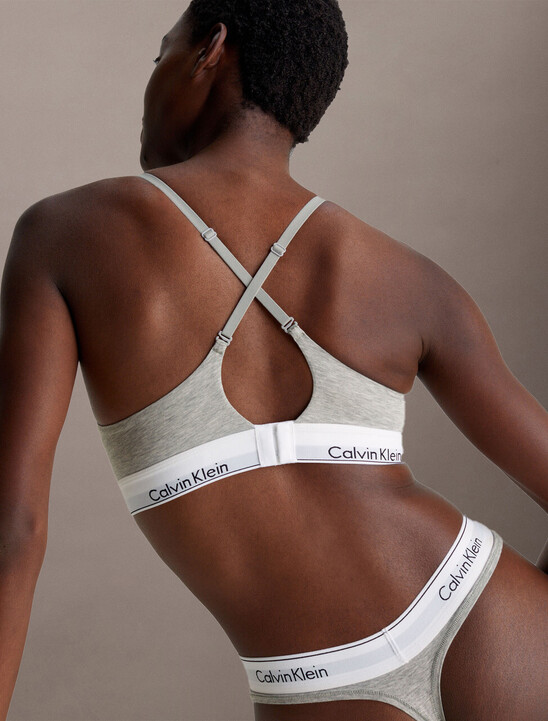 Modern Cotton Push Up Plunge Bra