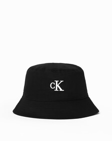 SPORT ESSENTIALS ORGANIC COTTON BUCKET HAT, BLACK, hi-res