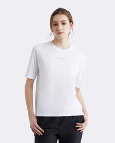 Essentials Plus 標誌 T 恤, BRILLIANT WHITE, hi-res
