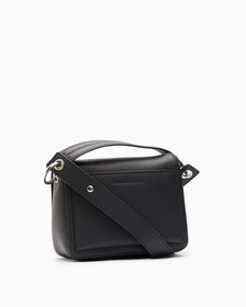 TEXTURED TOP HANDLE BAG, BLACK, hi-res