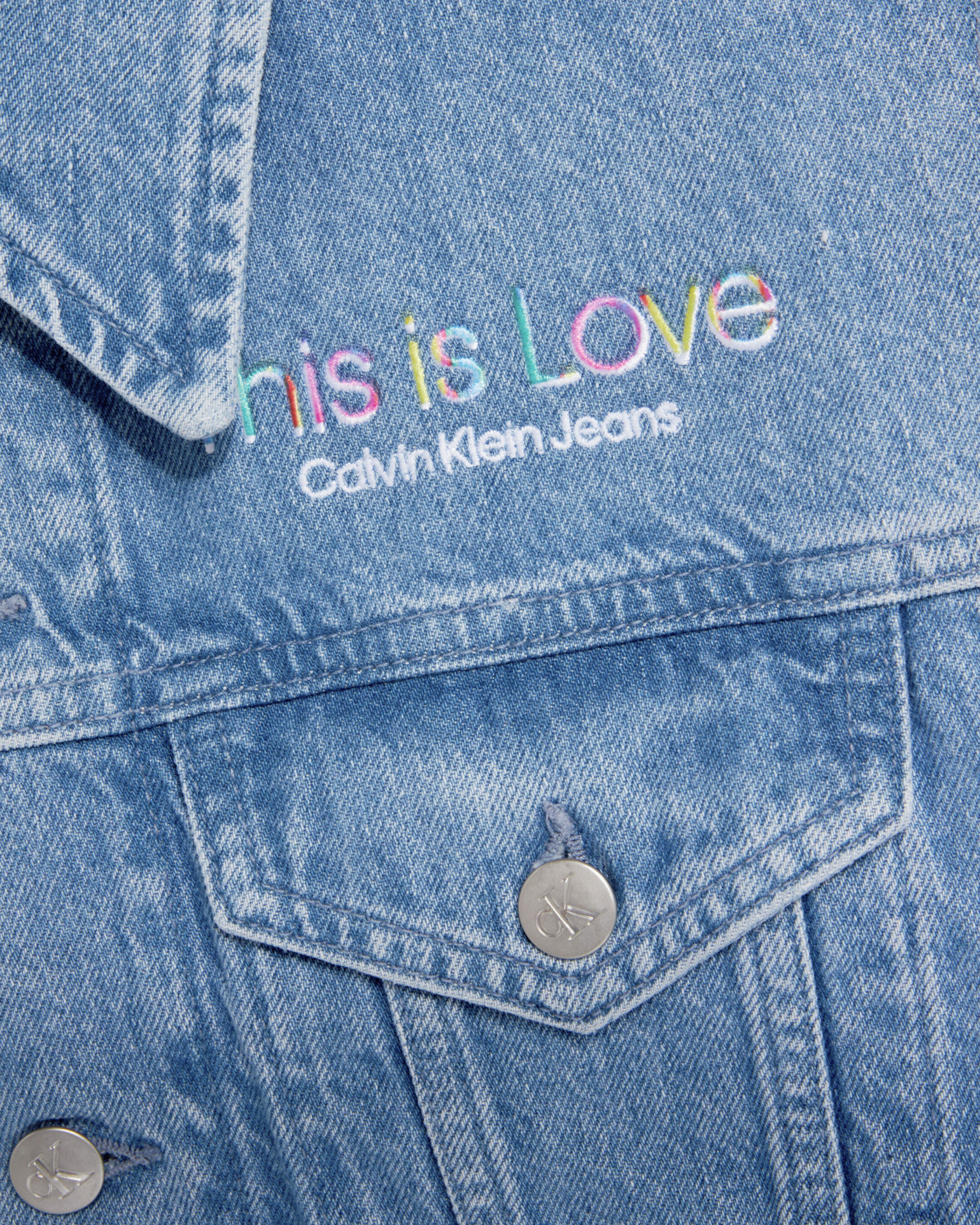 Pride Cropped Denim Vest blue Calvin Klein Hong Kong