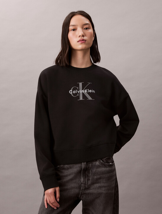 Monogram Relaxed Long Sleeve Sweatshirt
