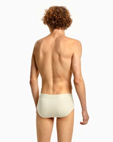 Cotton Standards 低腰三角褲（3 件組）, BLACK BEAUTY OLIVE BONE WHITE, hi-res