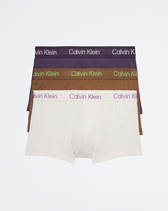 Cotton Stretch 3 Pack Low Rise Trunks