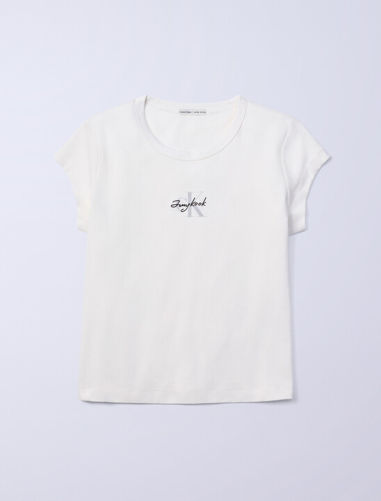 Jung Kook for Calvin Klein Monogram Baby Tee