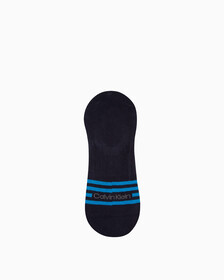 男士MONOGRAM LOGO 隱形襪, DARK BLUE, hi-res