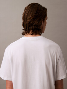 Monogram 標誌 T 恤, Brilliant White, hi-res