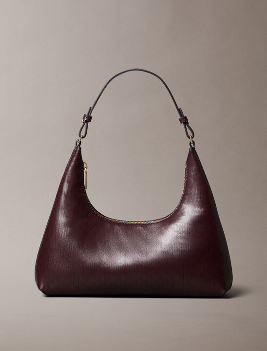 Monogram Logo Hardware Chain Shoulder Bag