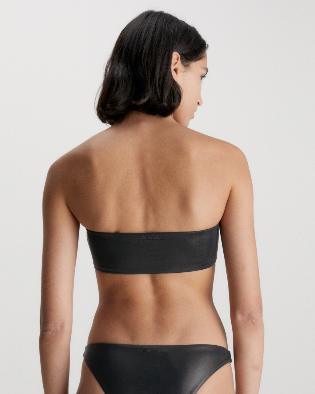 Neo Archive Bandeau Bikini Top, Pvh Black, hi-res