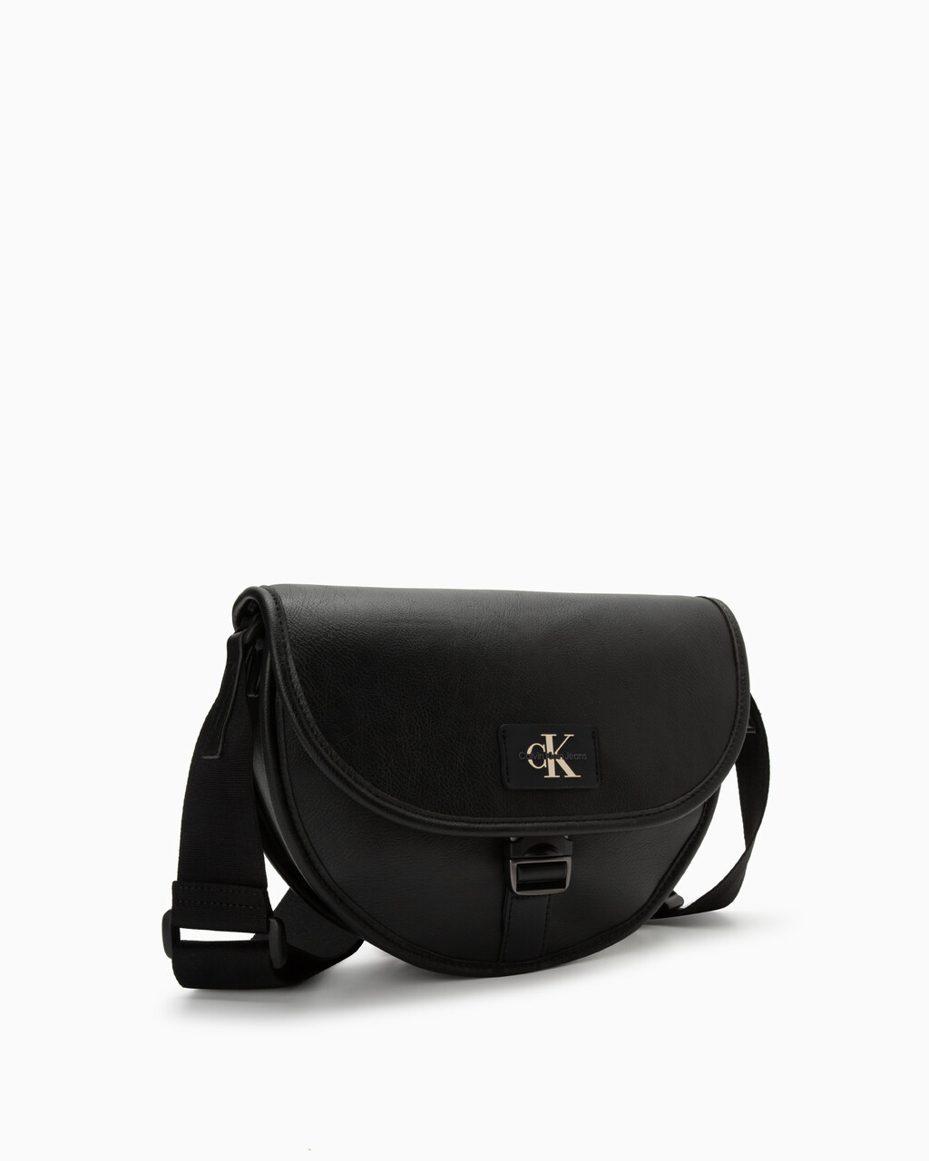 CKJ Tagged Saddle Bag, BLACK, hi-res