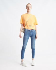 37.5 Body Ankle Jeans, Med Blue Back Emb, hi-res