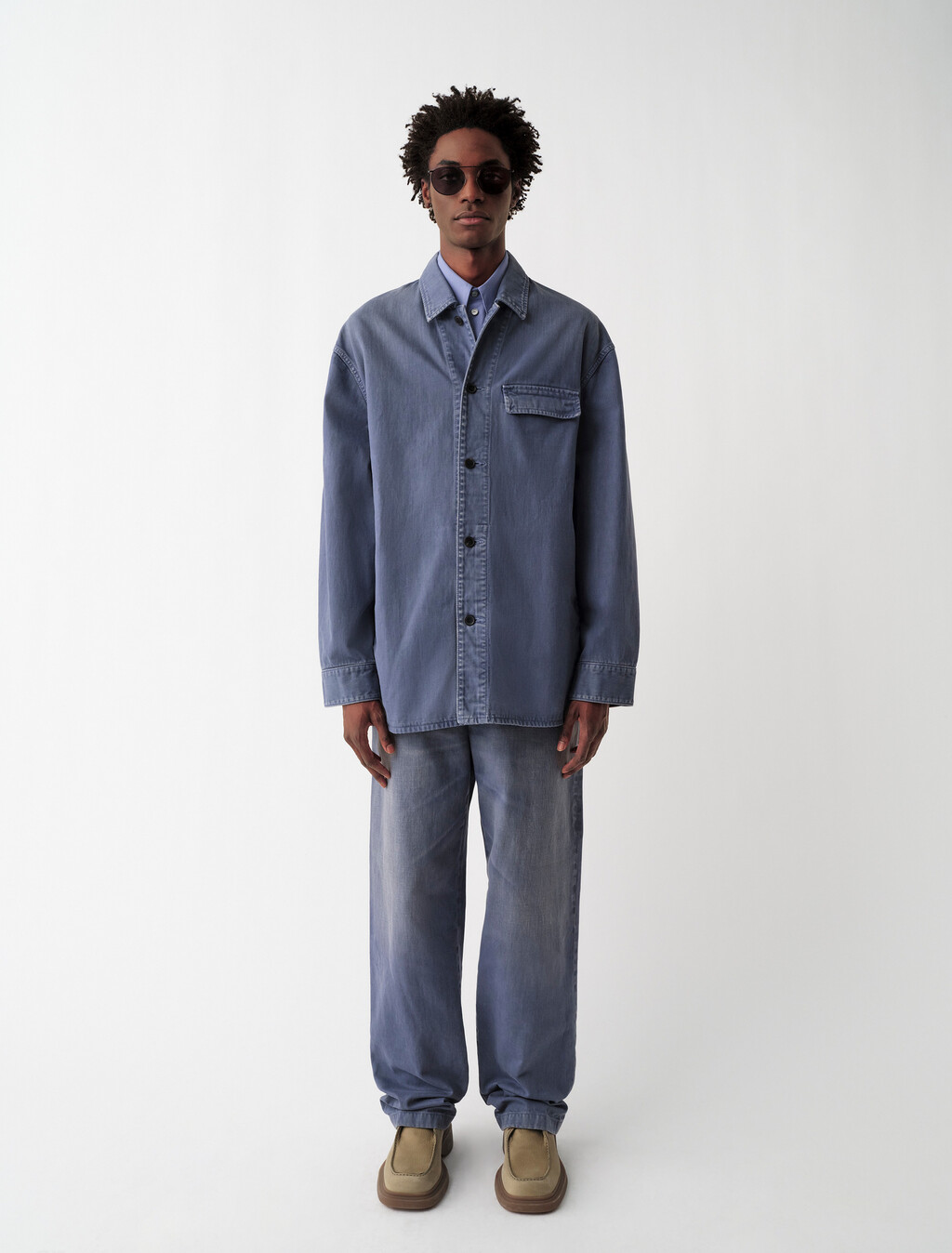 Axel Button-Down Shirt, JACARANDA, hi-res