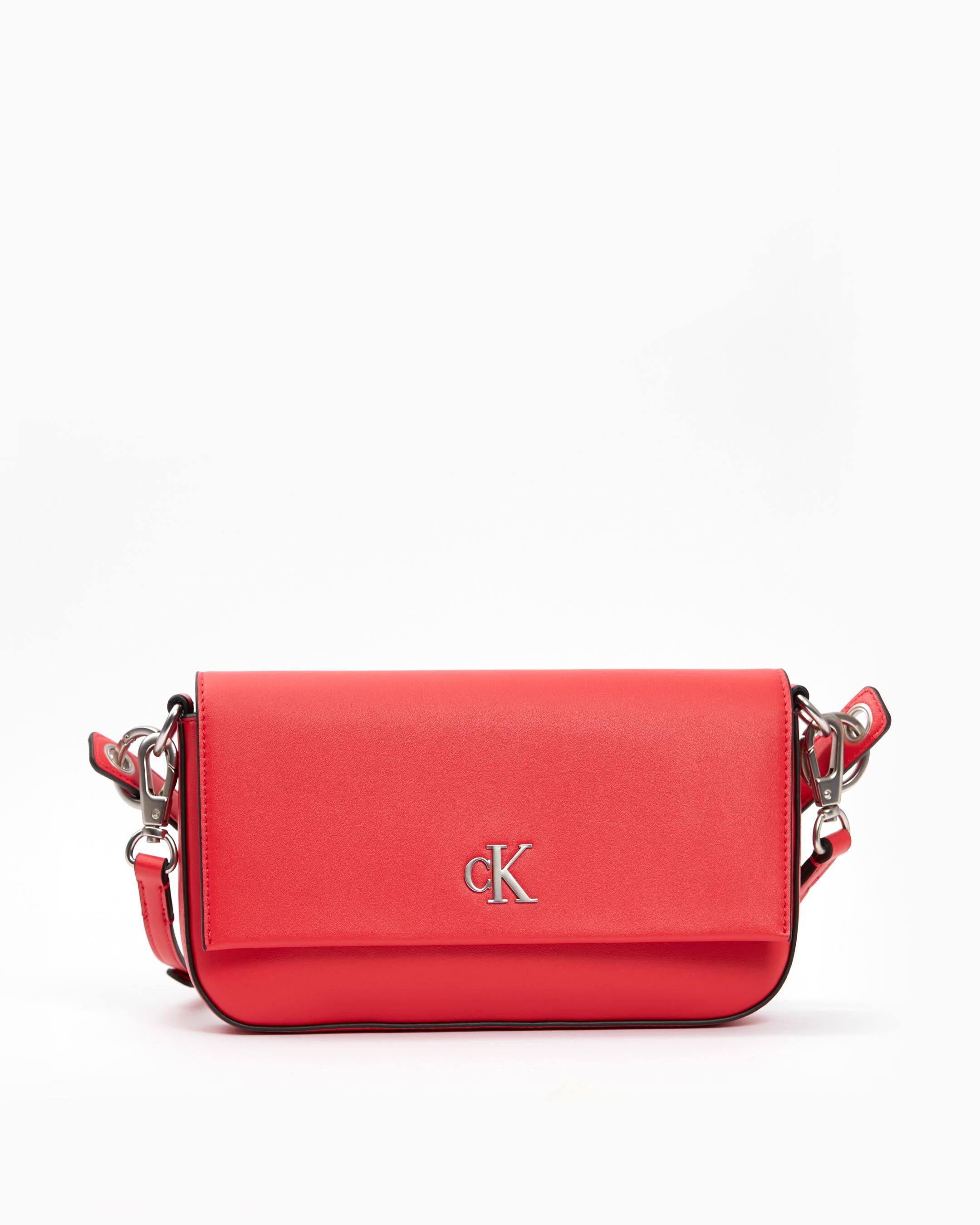 Chinese New Year Flap Shoulder Bag red Calvin Klein Hong Kong