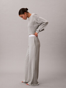 Logo Cotton Jersey Pyjama Pants, B10 Grey Heather, hi-res