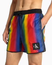 CK One Runner Print Medium Shorts, Ck Pride Rainbow Aop, hi-res