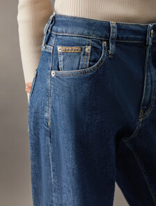 Italian Selvedge 90s Straight Jeans, Denim Dark, hi-res