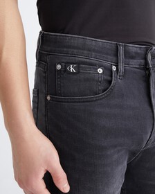 RECONSIDERED MODERN TAPER JEANS, Visual Washed Black, hi-res