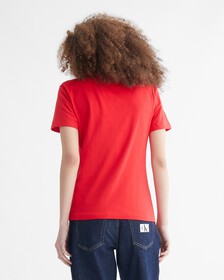 SHRUNKEN INSTITUTIONAL LOGO T 恤, CANDY APPLE, hi-res