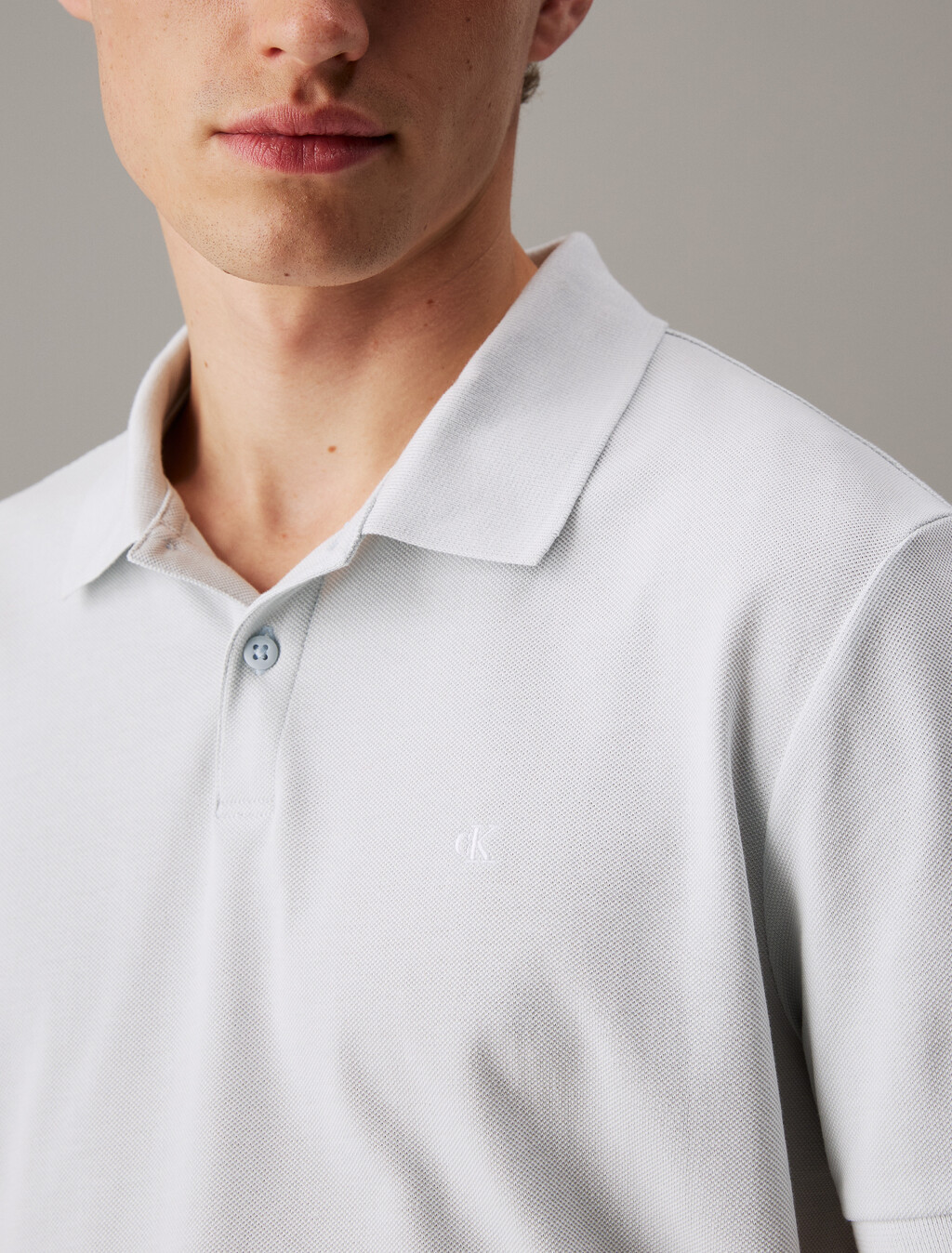 Cotton Piqué Polo Shirt, Plein Air, hi-res