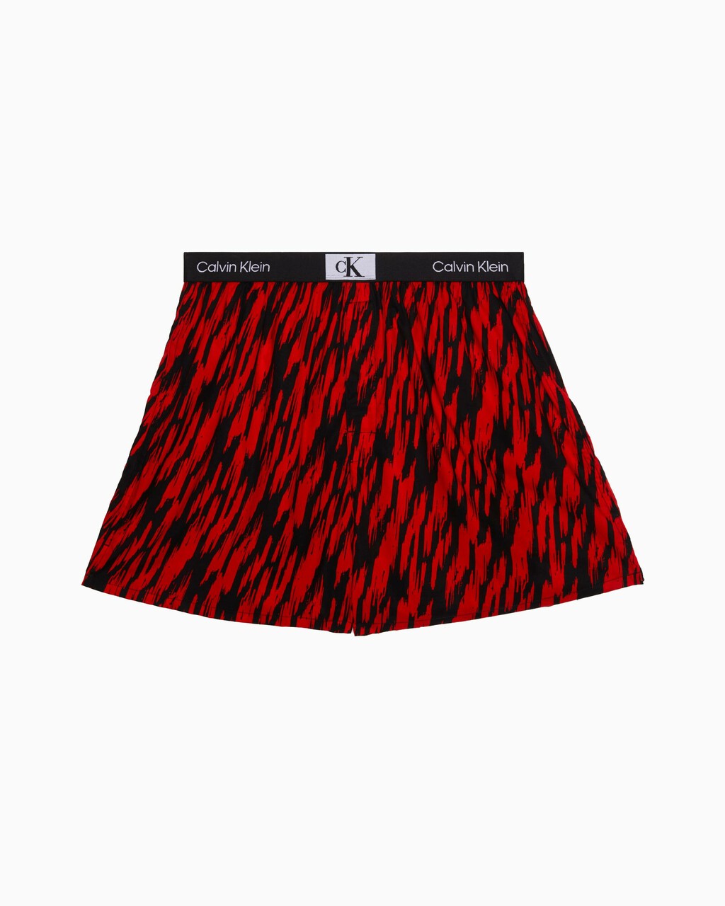 CALVIN KLEIN 1996 梭織棉質平角內褲, TIGER STRIPE PRINT_HAZARD, hi-res