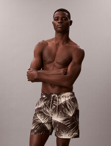 純色泳裝短褲, 20251 ADVENTURE PALM+OATMEAL, hi-res