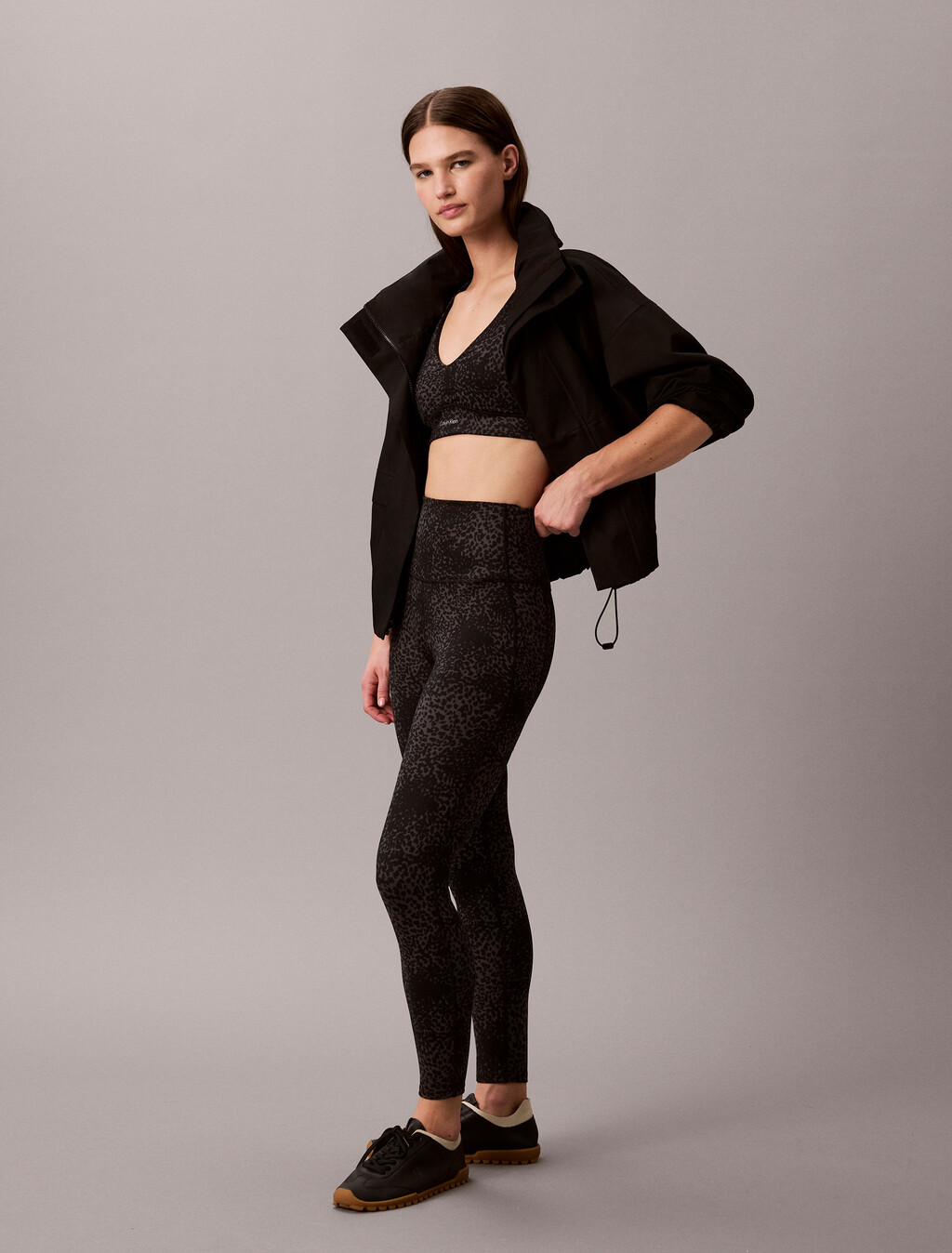 Quick-Dry High-Rise 7/8 Gym Leggings, 21040 TIDAL ANIMAL W BLACK, hi-res