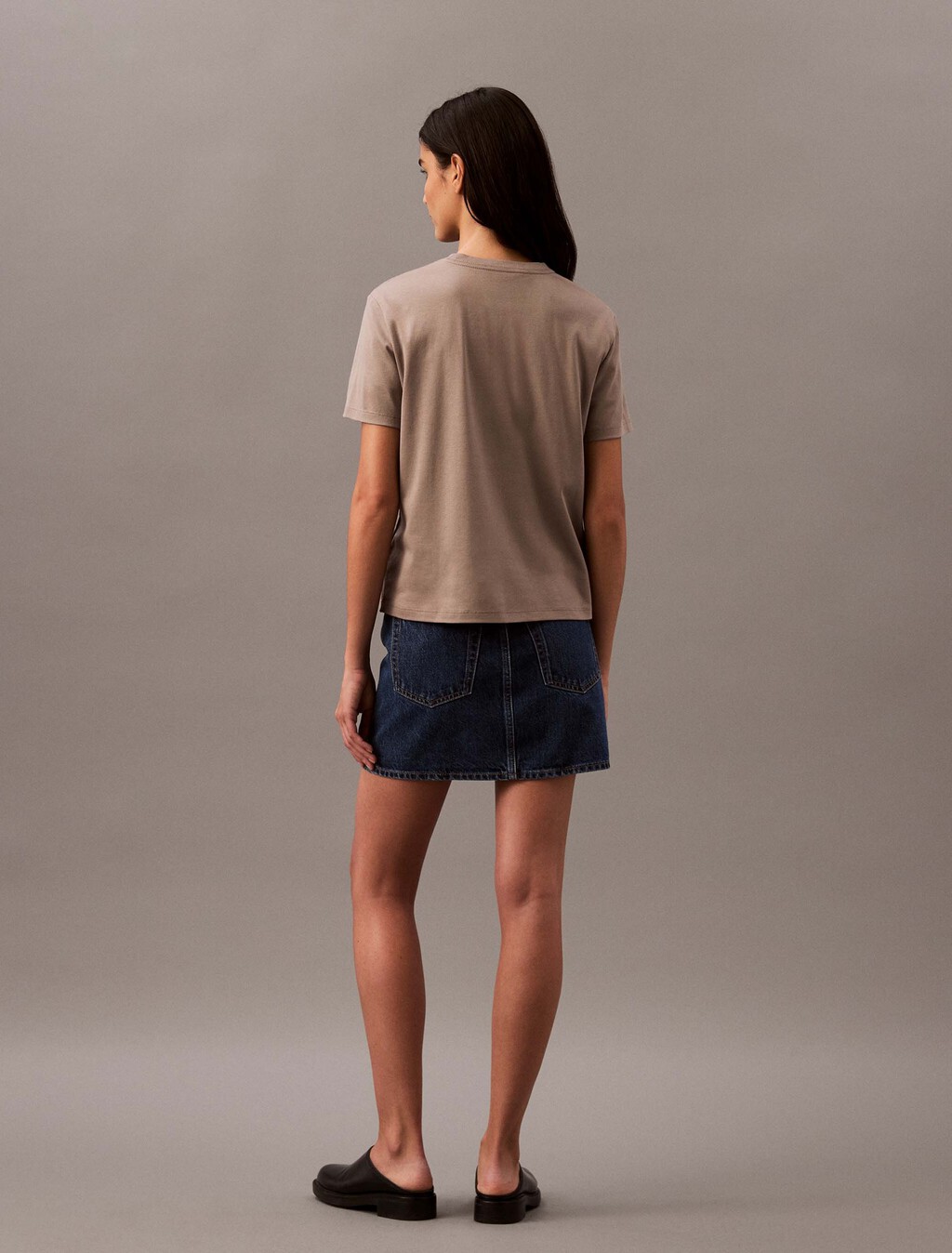 Standard Logo Monogram Tee, Cinder, hi-res