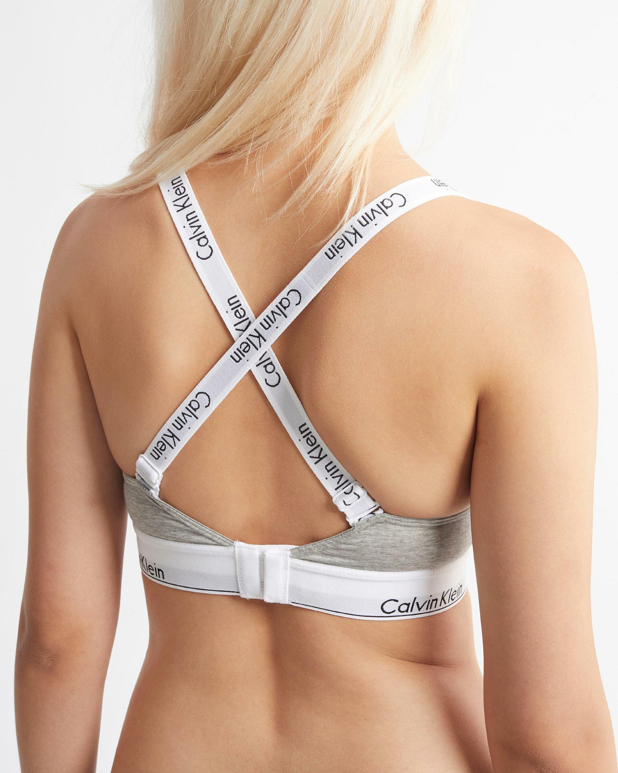 Modern Cotton Lightly Lined Bralette grey Calvin Klein Hong Kong