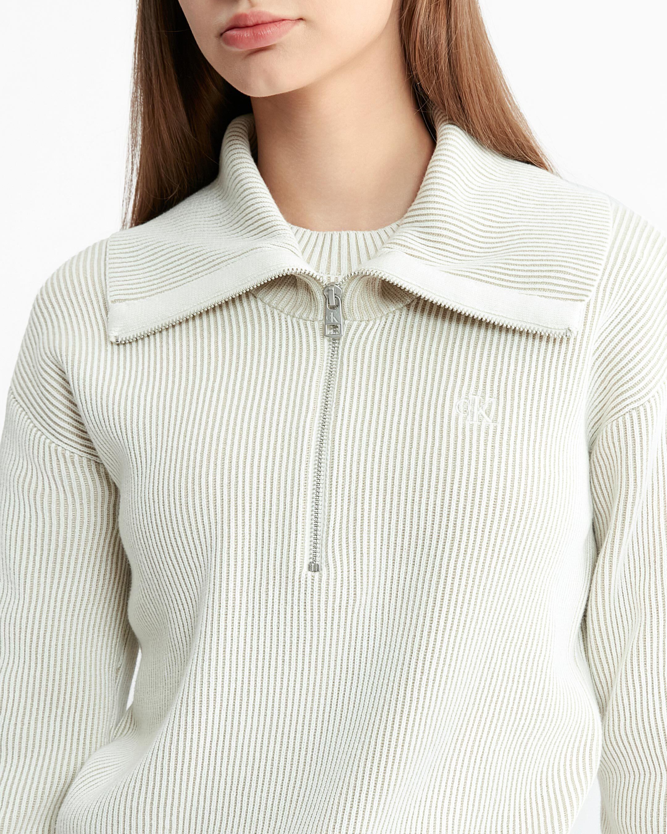 Zipper best sale collar sweater