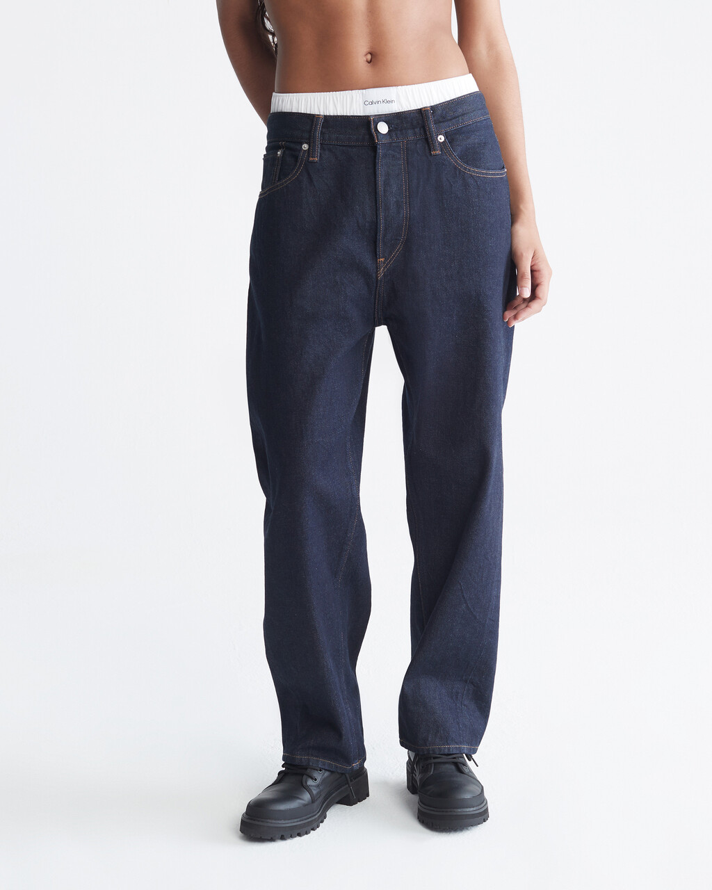 STANDARDS TWISTED SEAM RAW SELVEDGE JEANS, CK RAW SELVEDGE, hi-res