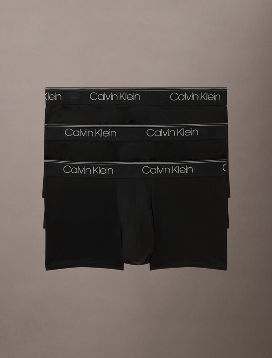 Calvin Klein Logo 低腰貼身短版四角褲 3 件組