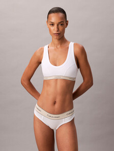 Bralette - Heritage Cotton, White, hi-res