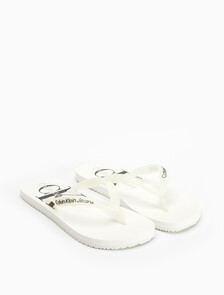DELHI MONOGRAM沙灘涼鞋, White, hi-res