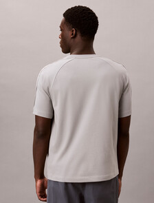 棉質混紡健身 T 恤, Neutral Gray, hi-res