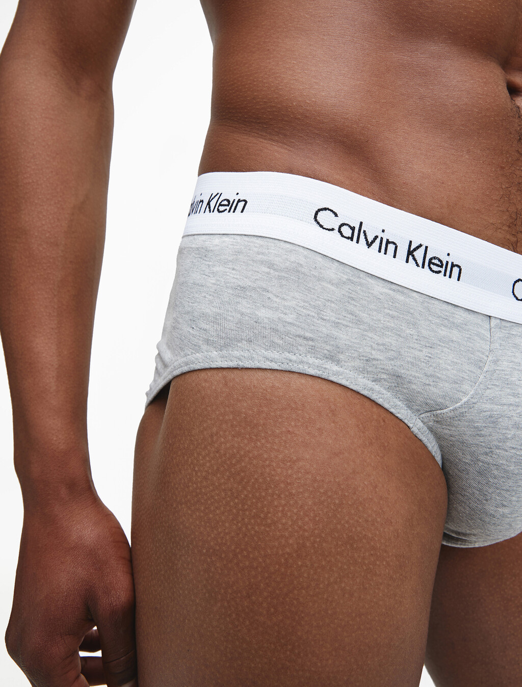 Cottons Stretch 低腰三角褲(3件組), 1 Black/ 1 White/ 1 Grey Heather, hi-res