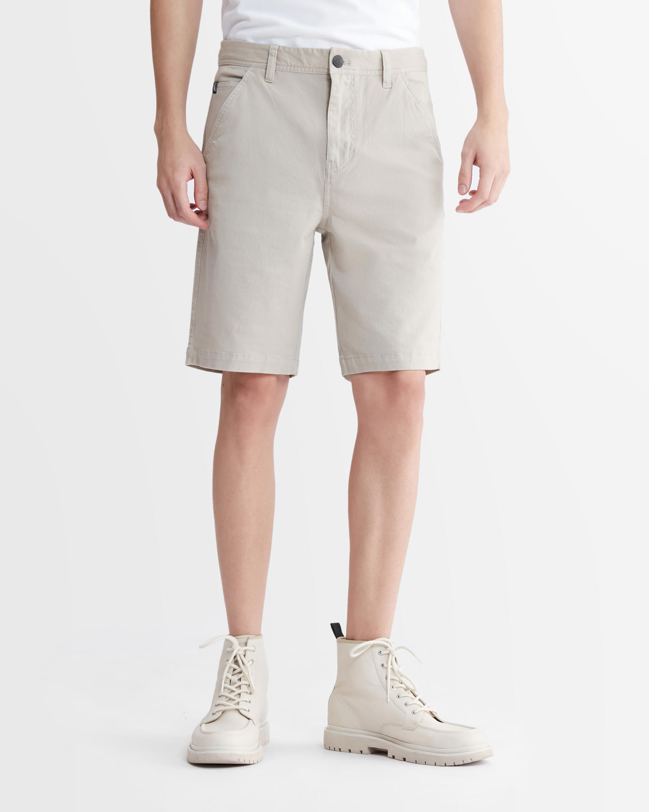 Monogram Chino Shorts natural Calvin Klein Hong Kong