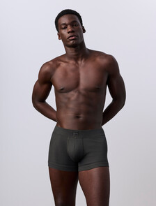 Jung Kook for Calvin Klein Heritage Cotton Monologo Trunk, Peat, hi-res
