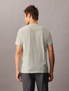 The Calvin Double Mercerized Tee, Vaporous Gray, hi-res