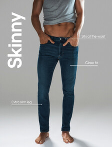 37.5 Bi-Stretch Body Skinny Jeans, Denim Medium, hi-res