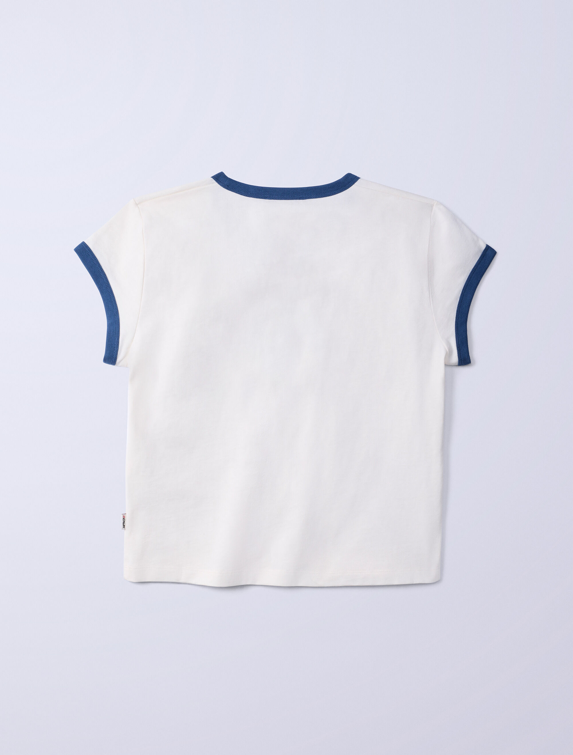 Jung Kook for Calvin Klein Icons Graphic Ringer Baby Tee | natural