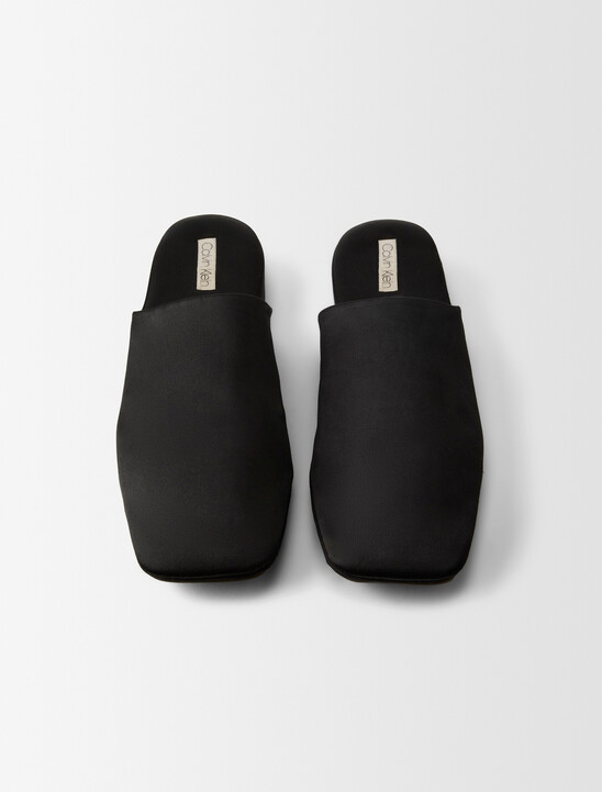 Hugh緞面絲質拖鞋