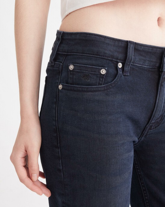 RECONSIDERED ITALIAN DENIM SLIM STRAIGHT ANKLE JEANS
