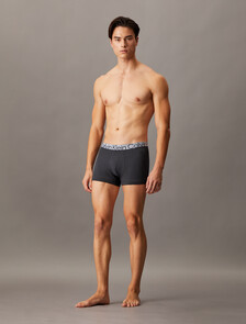 3 件套組 Graphite 低腰平口內褲, Black/BLACK HEATHER/Black, hi-res