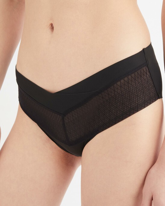 SEAMLESS MESH LACE HIPSTER