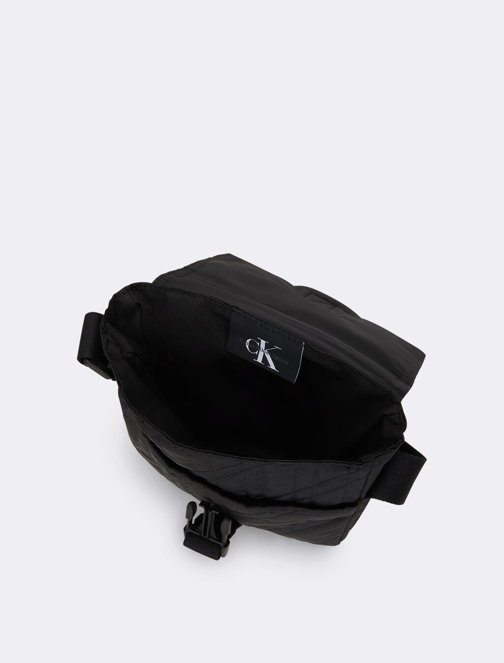 絎縫再生尼龍記者包, Black, hi-res