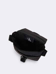 絎縫再生尼龍記者包, Black, hi-res