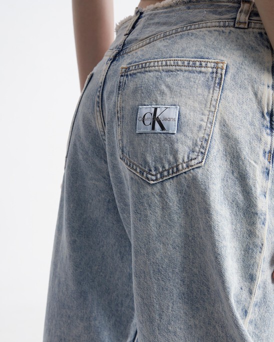 90s Straight Cut Waistband Jeans