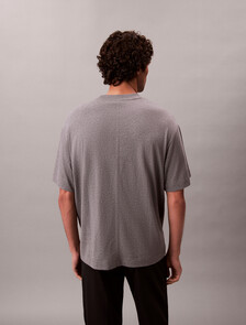 CK Emblem Patch Tee, Med Grey Heather, hi-res