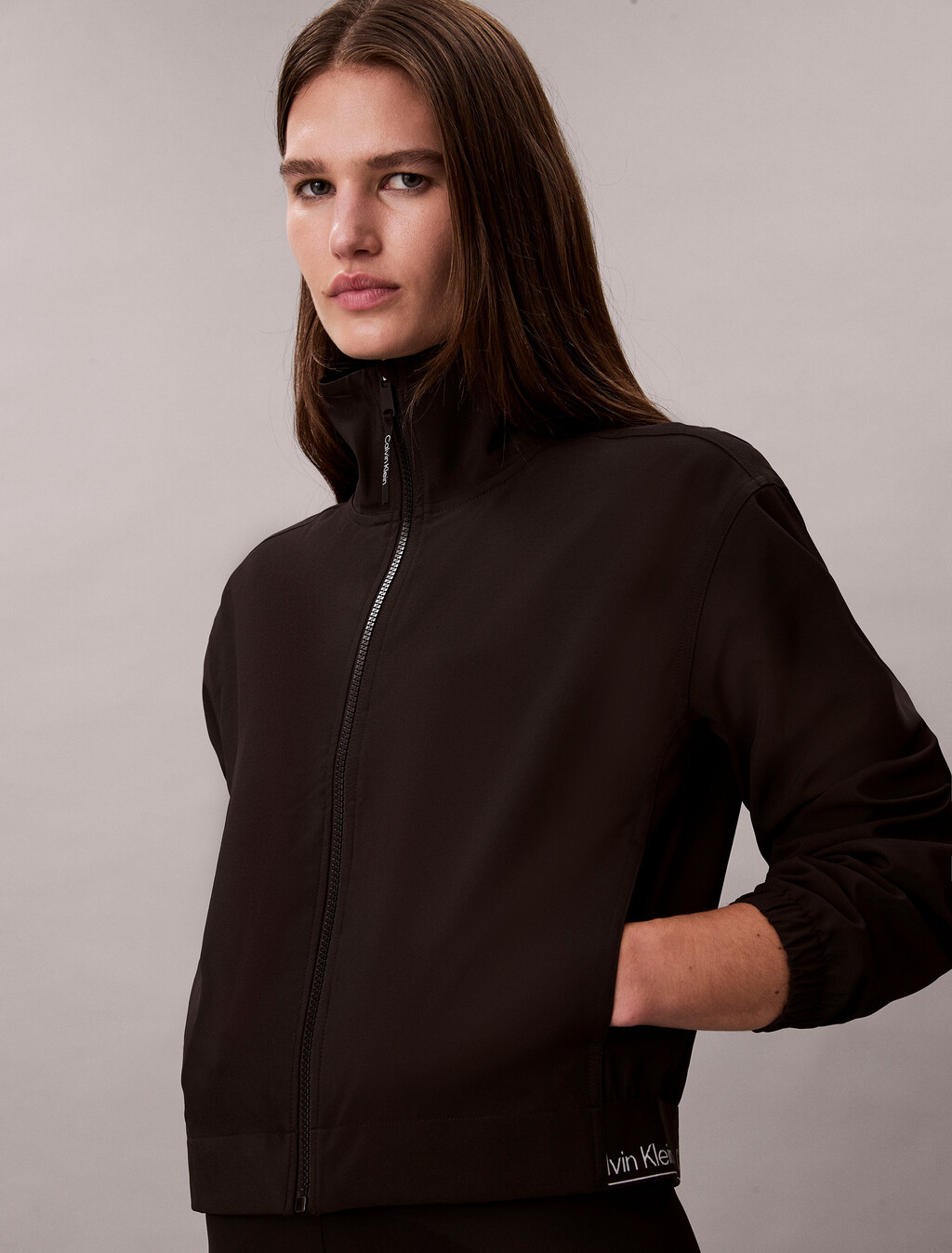 Essentials Modern Sport Windbreaker, /Black, hi-res